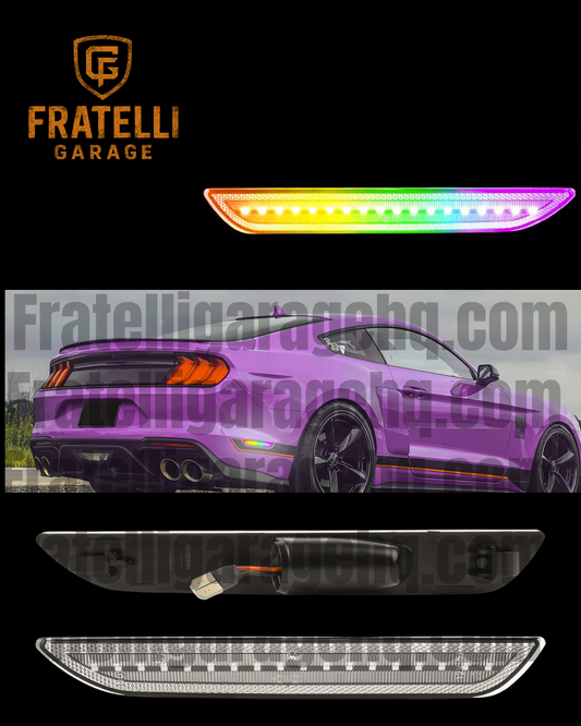 Plug-and-Play RGB Side Markers – Ford Mustang 2015-2016