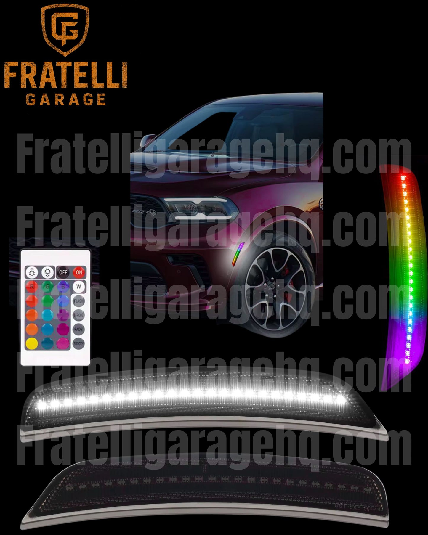 Plug-and-Play RGB Side Markers – Dodge Durango 2021-2025