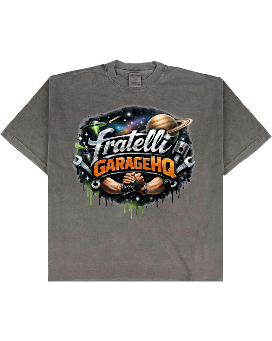 Fratelli Garage “Cosmic Brotherhood” Drop-Shoulder T-Shirt
