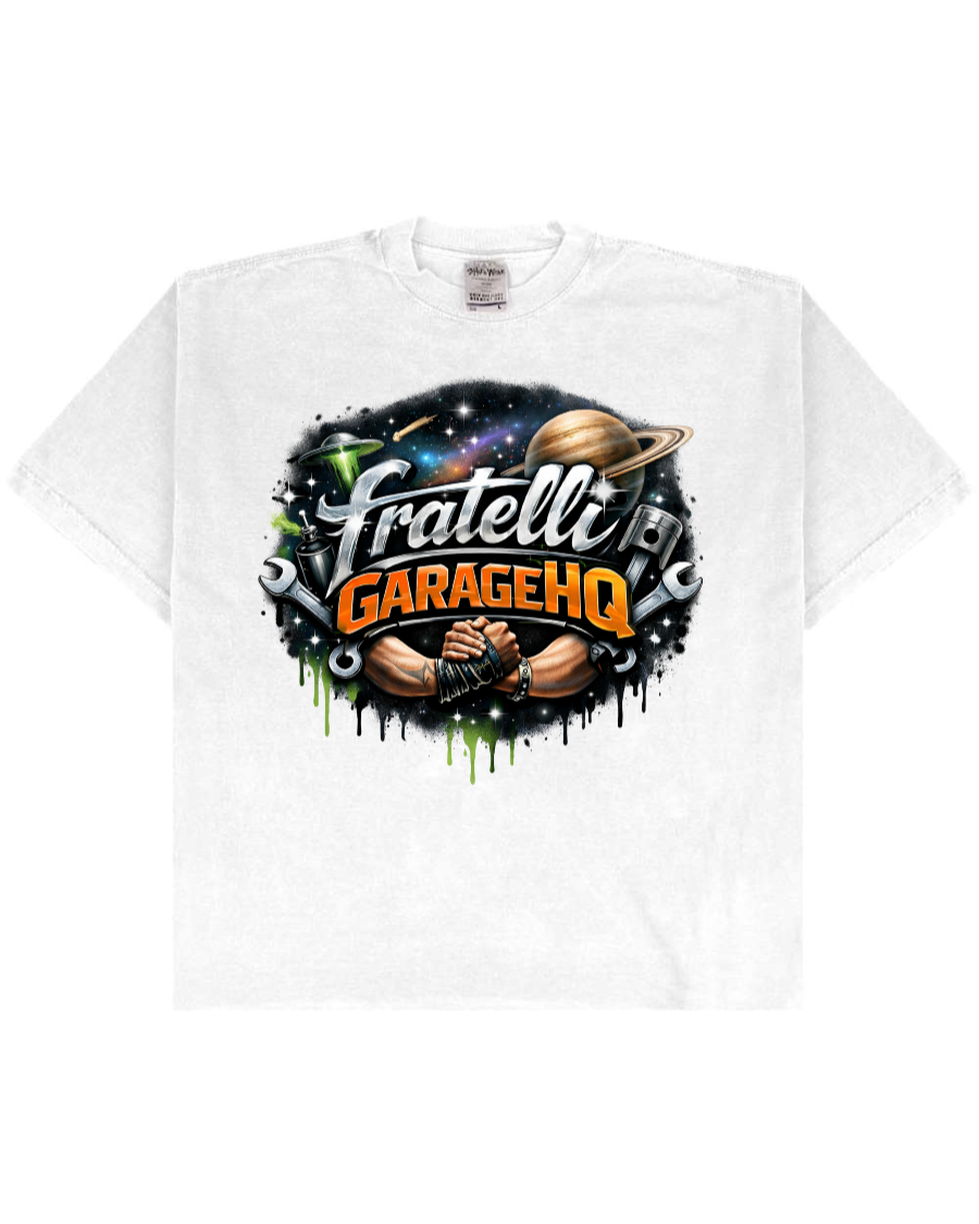 Fratelli Garage “Cosmic Brotherhood” Drop-Shoulder T-Shirt