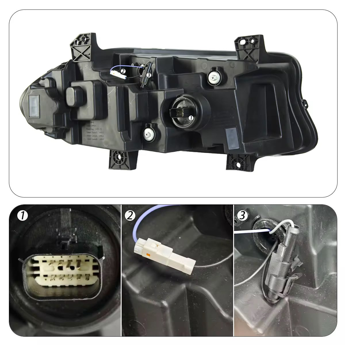 Modified LED Headlight Assembly – Dodge Charger (2015–2021)