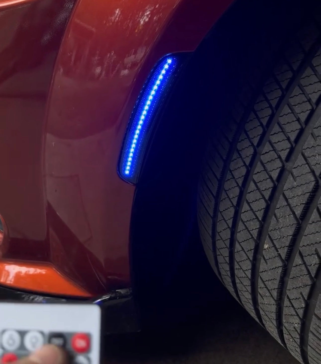 Tinted RGB LED Side Marker Lights for Dodge Charger (2015–2023)