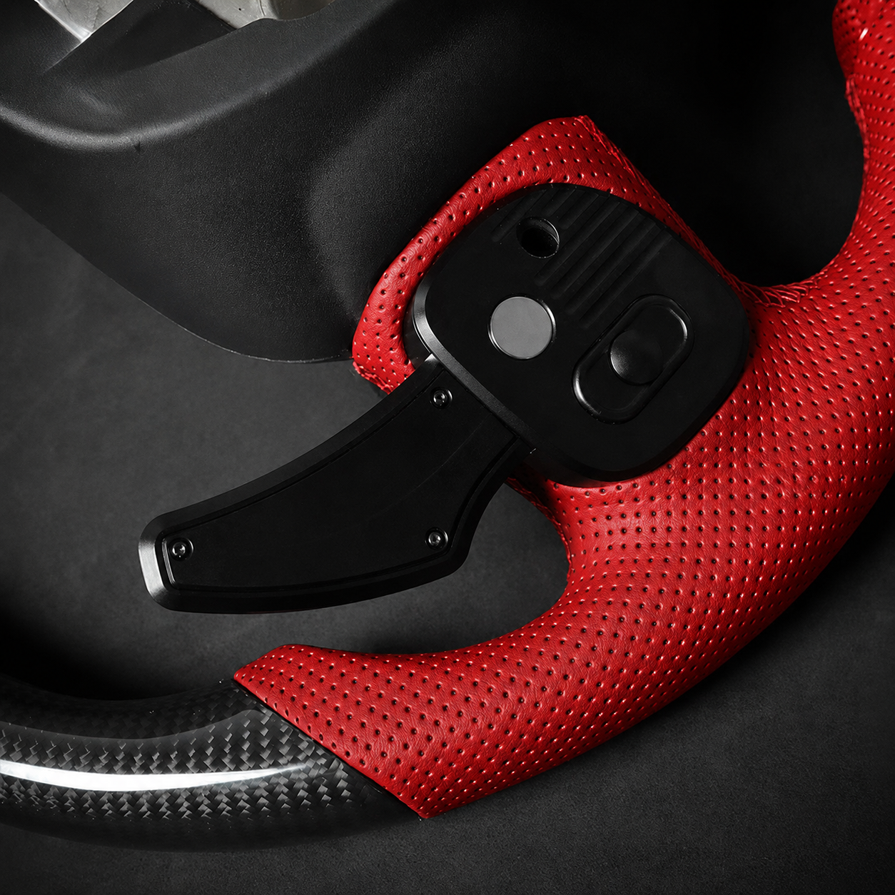 2015–2023 Dodge Charger, Challenger & Durango RGB LED RPM Paddle Shifters (Carbon Fiber | App Controlled)