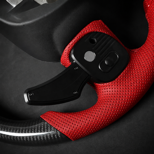 2015–2023 Dodge Charger, Challenger & Durango RGB LED RPM Paddle Shifters (Carbon Fiber | App Controlled)