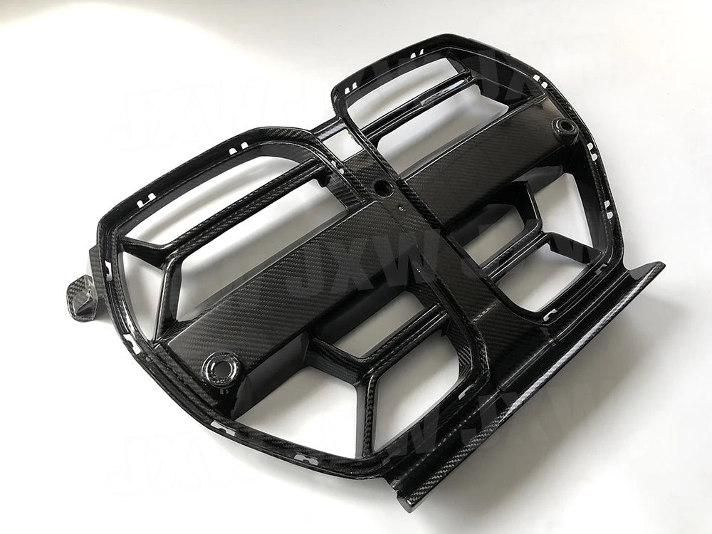 Dry Carbon Fiber Car Front Bumper Kidney Grille Dual Slat Grille Body Kits for BMW G80 M3 G82 G83 M4 2021 + Cars Accessories