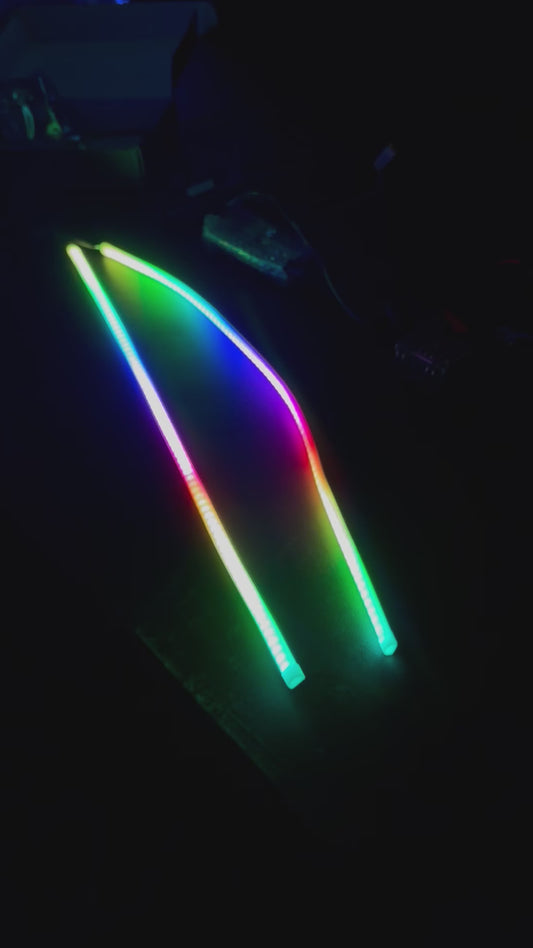 RGBWA Flexible Tube Strip Kit with Sequential Turn Signals